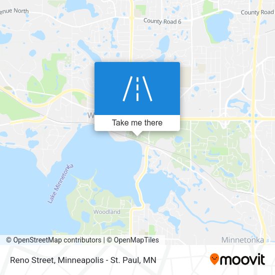 Reno Street map