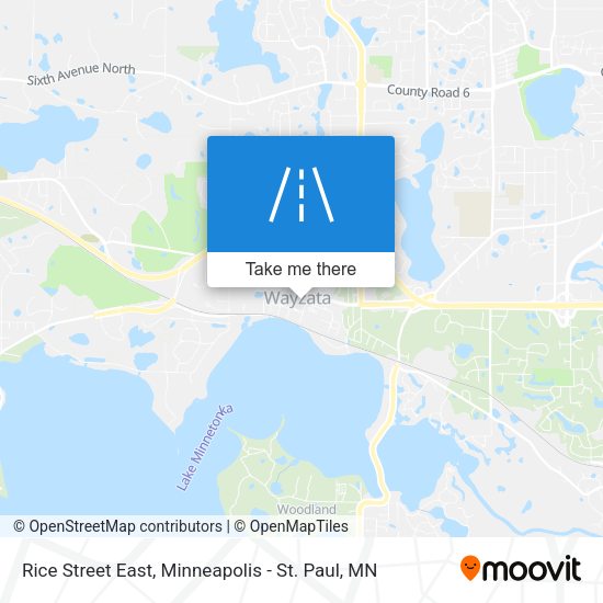 Rice Street East map