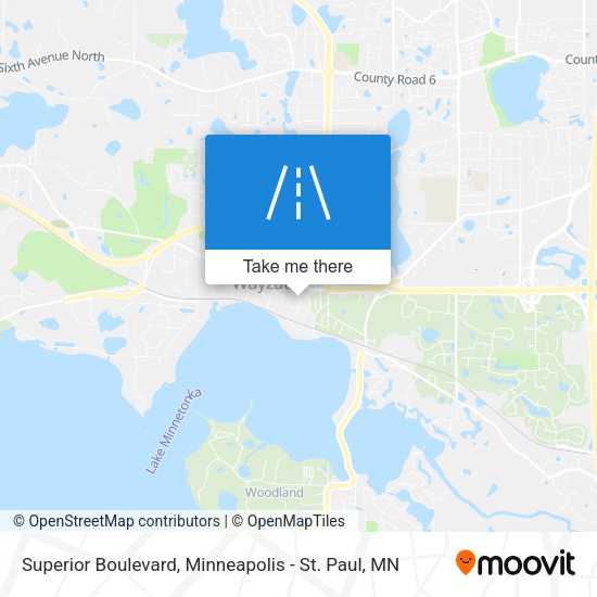 Mapa de Superior Boulevard