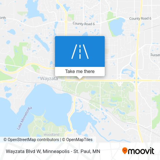 Mapa de Wayzata Blvd W