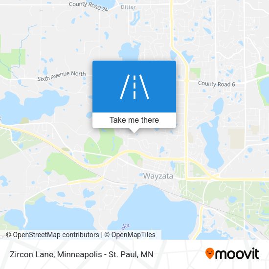 Mapa de Zircon Lane