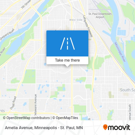 Amelia Avenue map