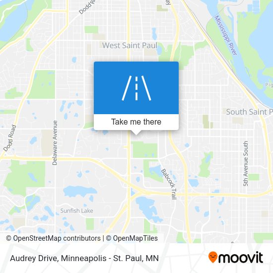 Audrey Drive map