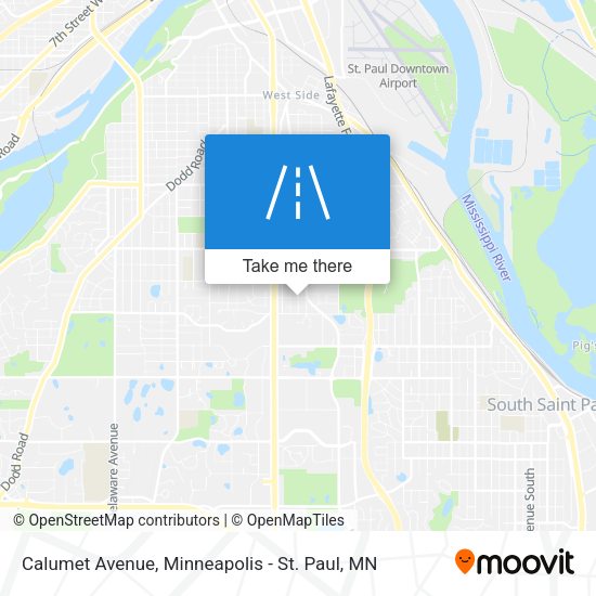 Calumet Avenue map