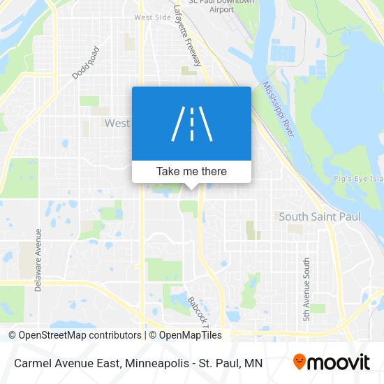 Carmel Avenue East map