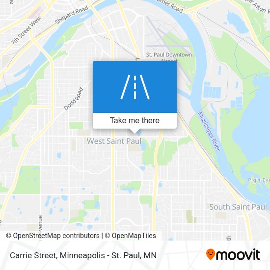 Carrie Street map