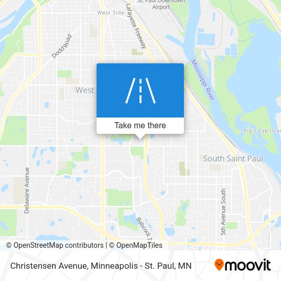 Christensen Avenue map