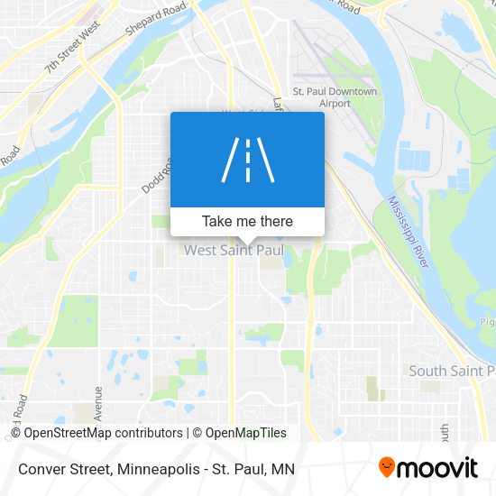 Mapa de Conver Street