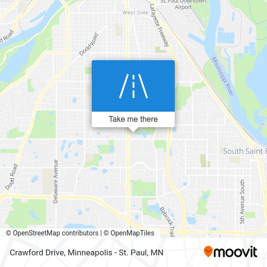 Mapa de Crawford Drive