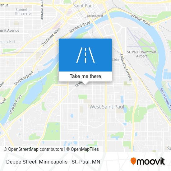 Deppe Street map