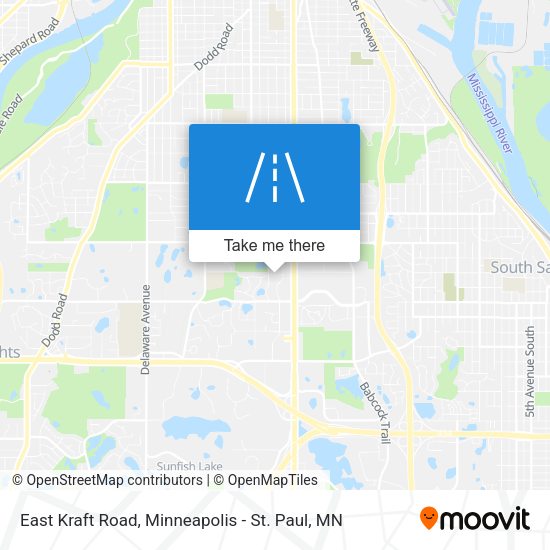 East Kraft Road map