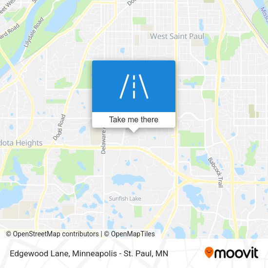 Edgewood Lane map