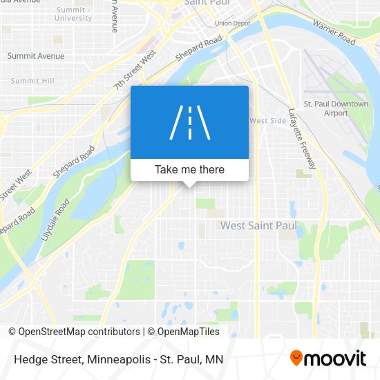 Hedge Street map