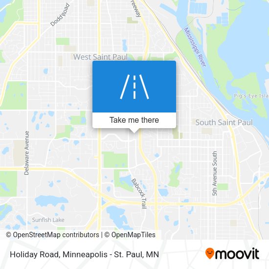 Holiday Road map
