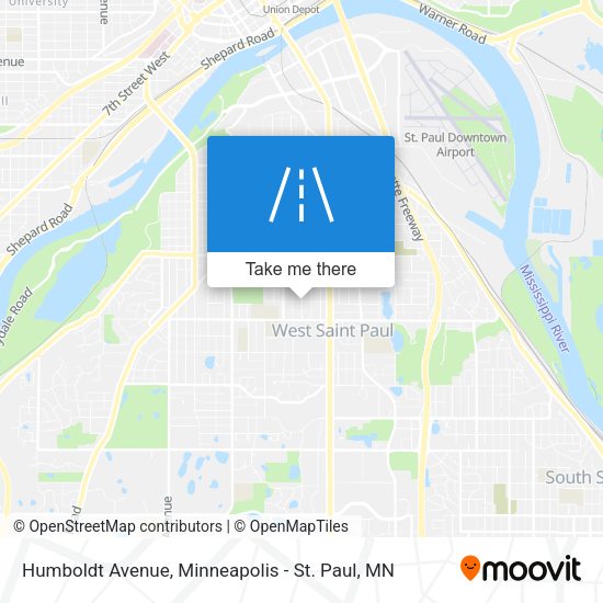 Mapa de Humboldt Avenue