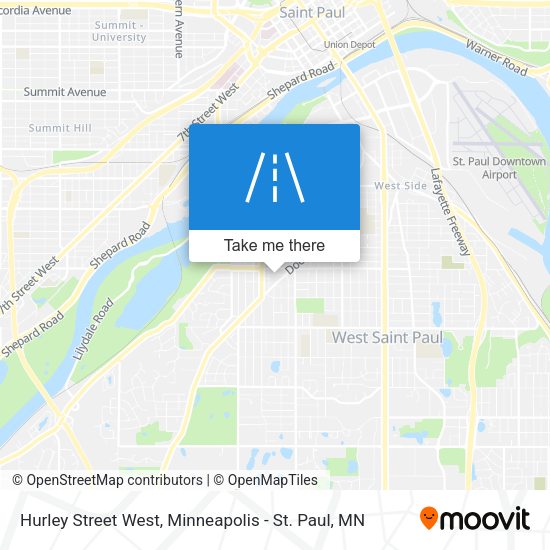 Mapa de Hurley Street West