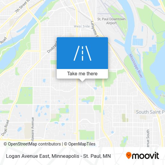 Logan Avenue East map