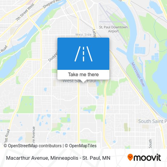 Macarthur Avenue map