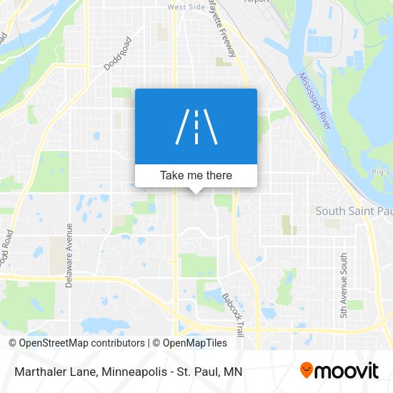 Mapa de Marthaler Lane