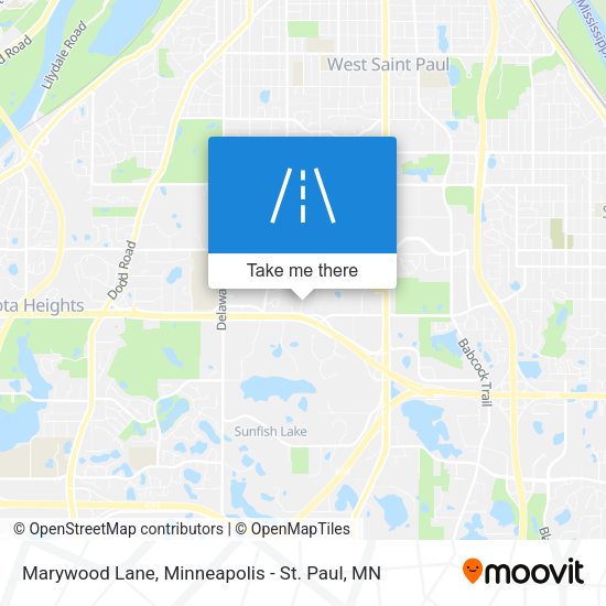 Marywood Lane map