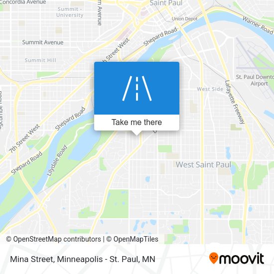 Mina Street map