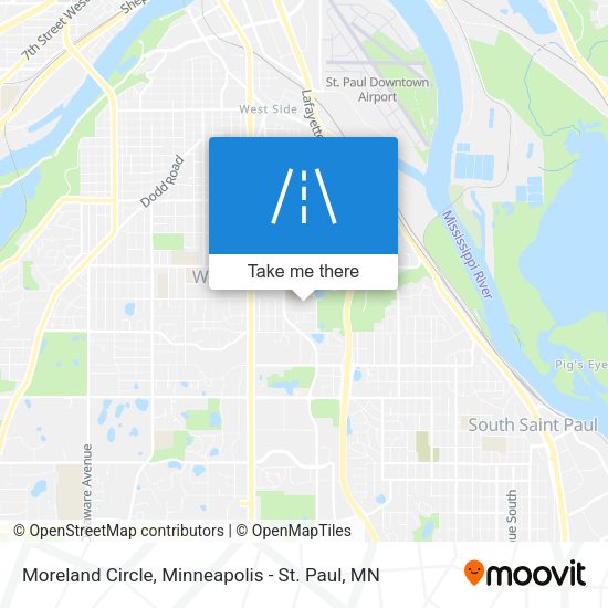 Mapa de Moreland Circle