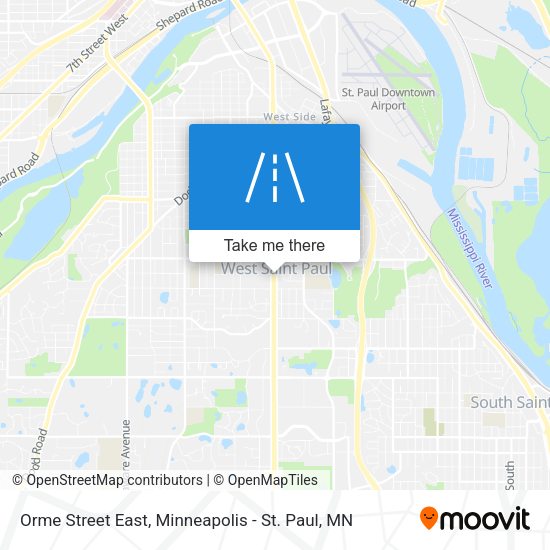 Mapa de Orme Street East