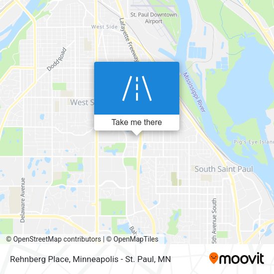 Rehnberg Place map