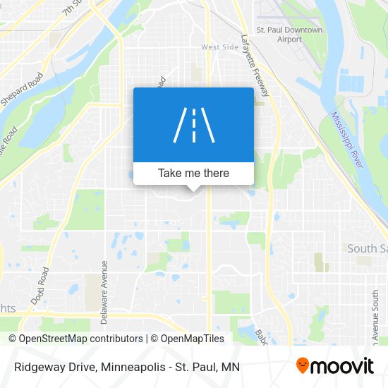 Ridgeway Drive map