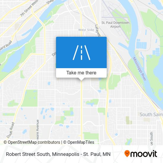 Robert Street South map