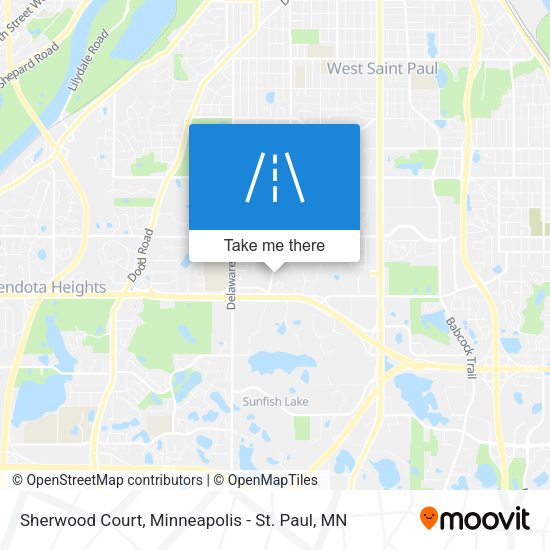 Sherwood Court map