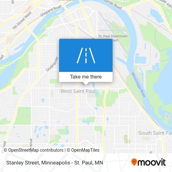Stanley Street map