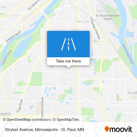 Mapa de Stryker Avenue