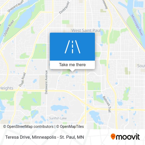 Mapa de Teresa Drive