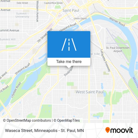 Mapa de Waseca Street