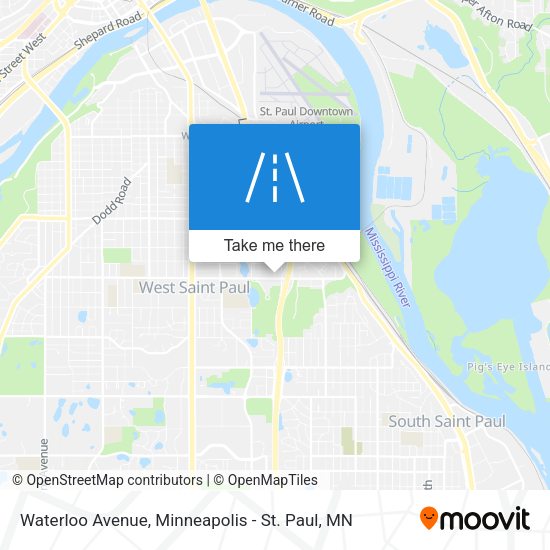Waterloo Avenue map