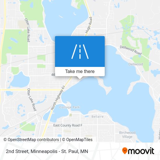 2nd Street map