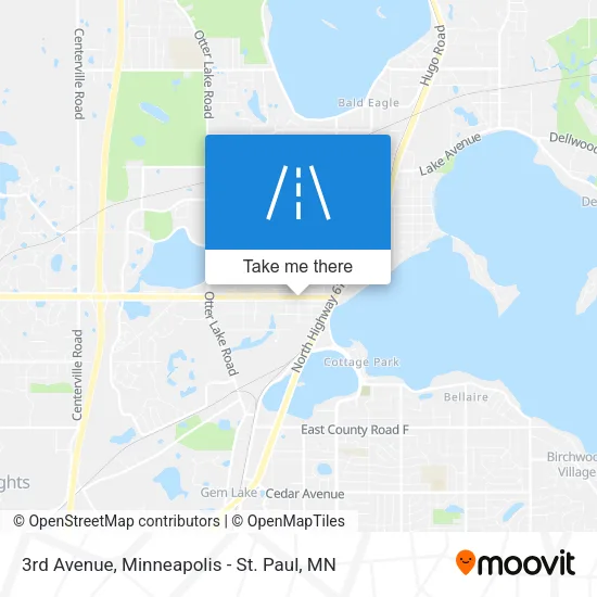 3rd Avenue map