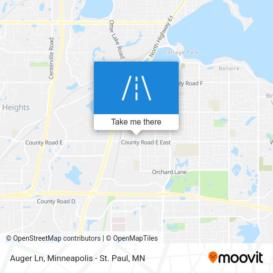 Auger Ln map