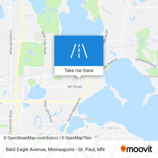 Bald Eagle Avenue map