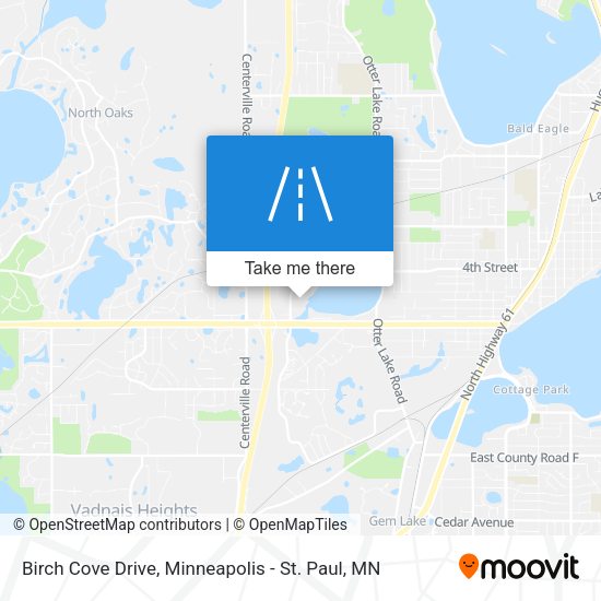 Birch Cove Drive map