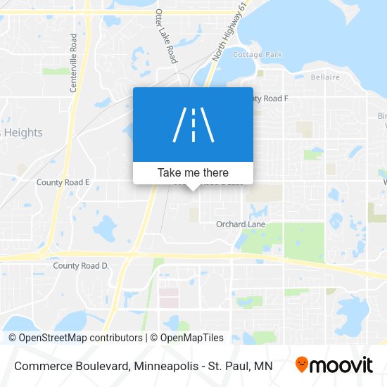 Commerce Boulevard map