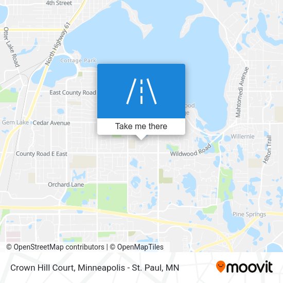 Crown Hill Court map