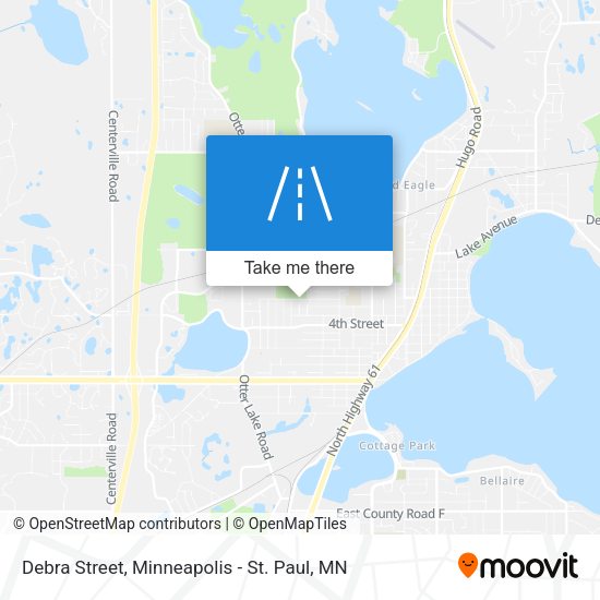 Debra Street map