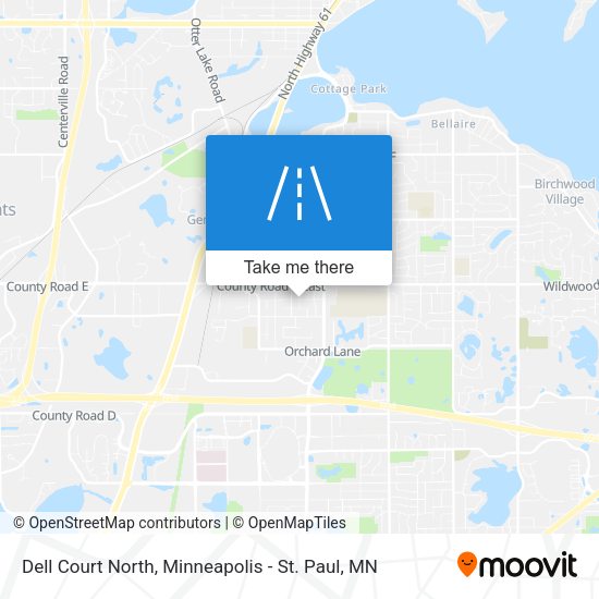 Mapa de Dell Court North