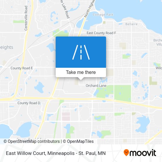 Mapa de East Willow Court