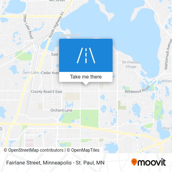 Fairlane Street map