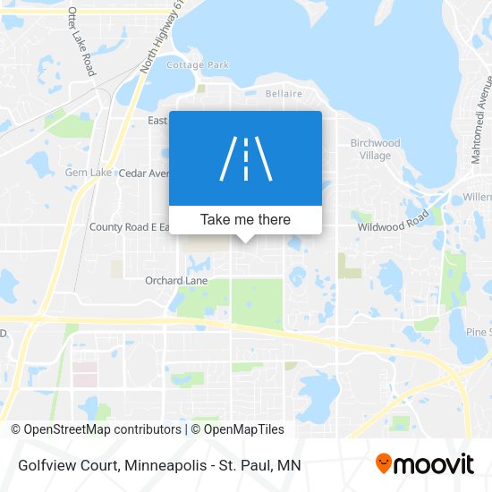 Golfview Court map
