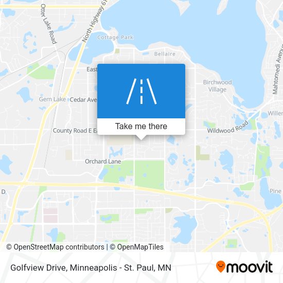 Mapa de Golfview Drive