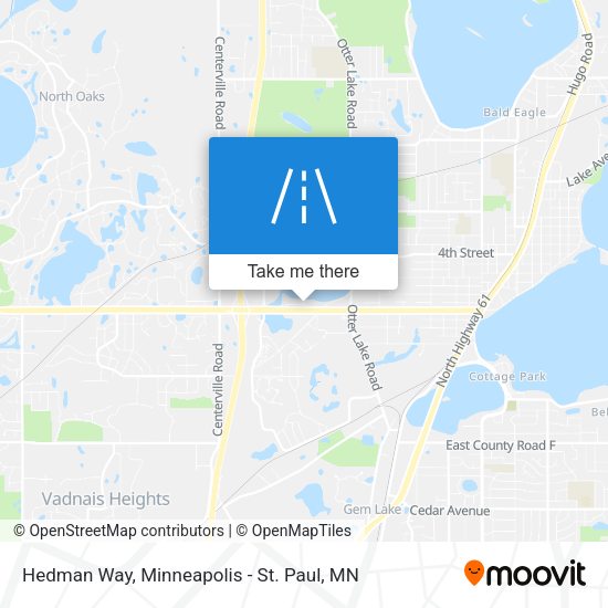 Hedman Way map
